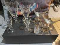Taças variados tamanhos de cristal