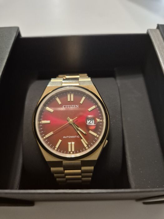 Citizen tsuyosa gold red