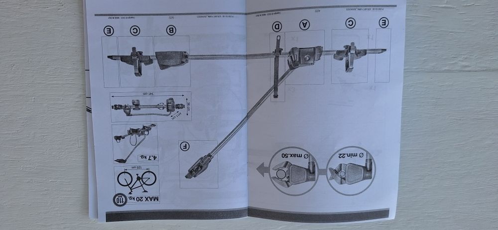 Porta bicicletas para barras de tejadilho de automóvel