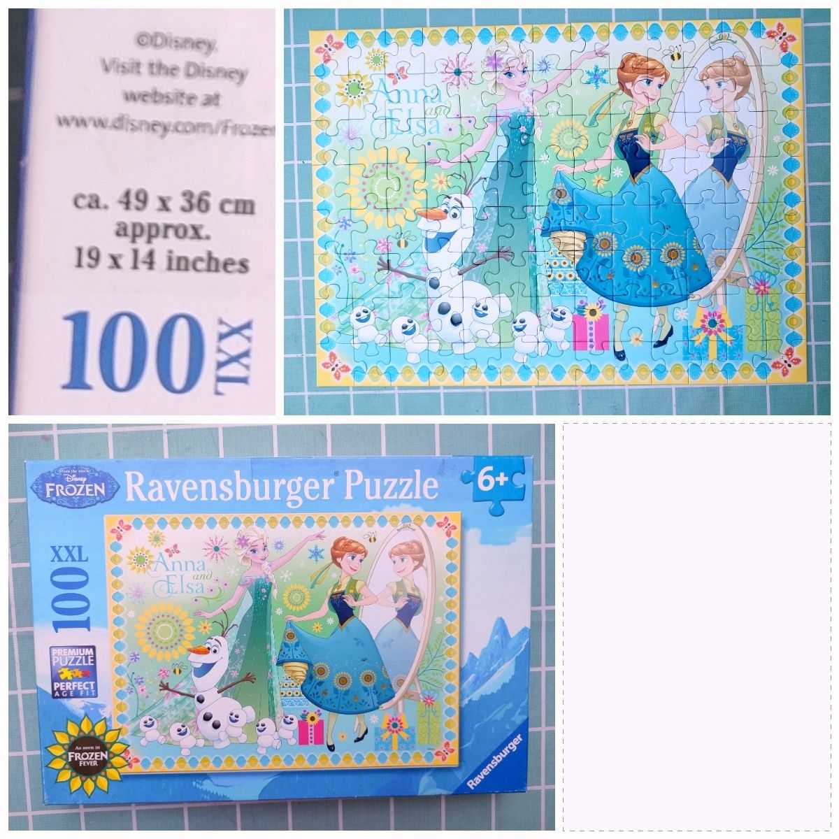 Пазлы Ravensburger Clementoni Lisciani 104, 108дет большие 49x36