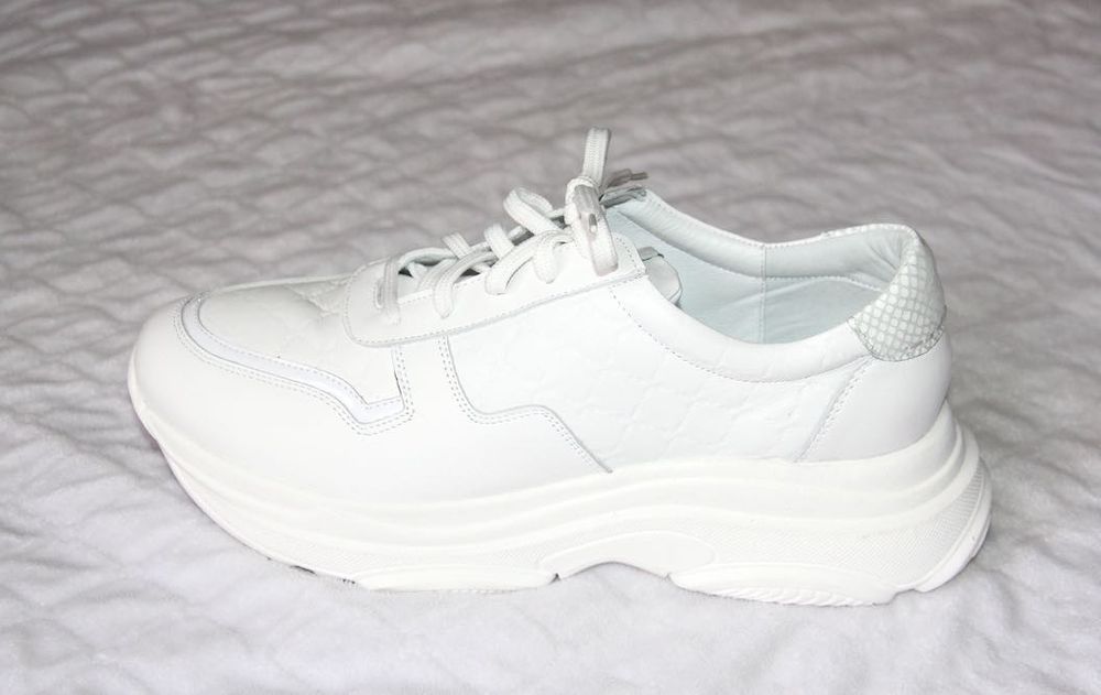 ochnik buty sneakersy trampki 40 skóra białe tenisówki skórzane