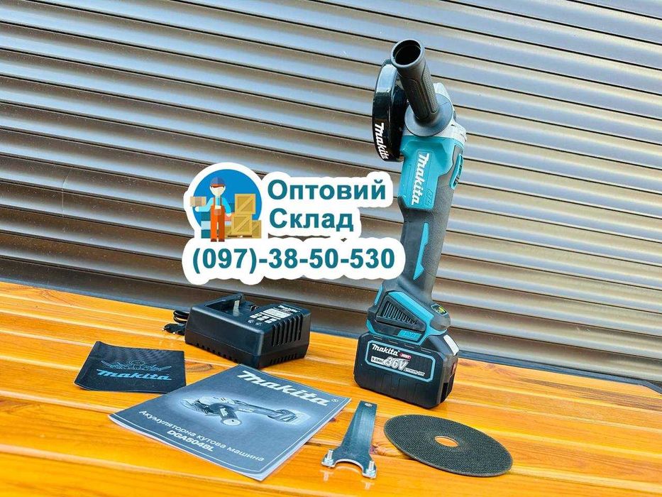 Бесщеточный аккумуляторный набор Болгарка DGA504BL Гайковерт DTW1002BL