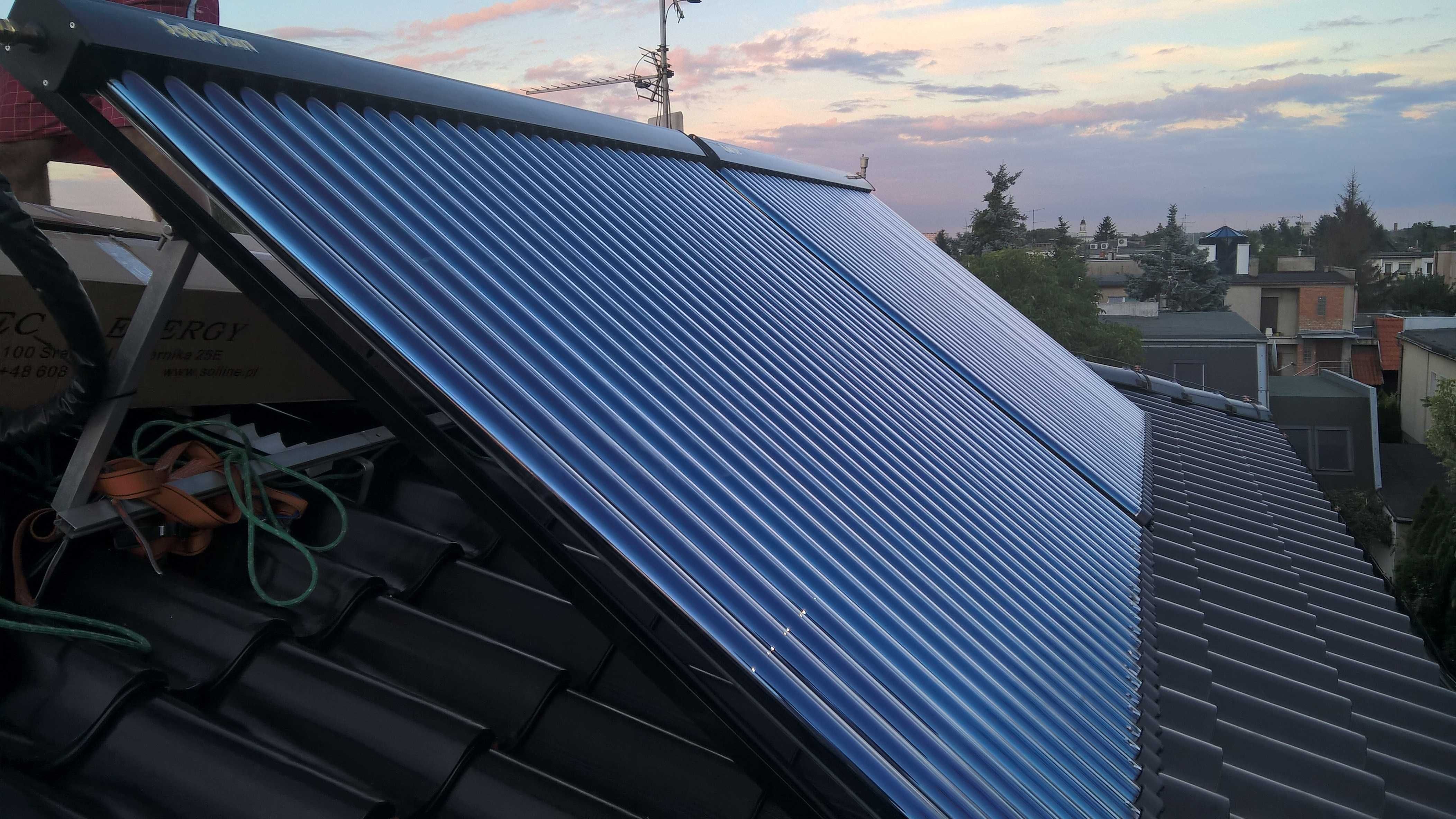 Kolektor słoneczny próżniowy 15 rur heat pipe, super promocja
