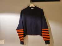 Sweter TWINTIP S 36 granatowy sweterek swetr