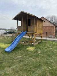 Domek dla dzieci drewniany ogrodowy