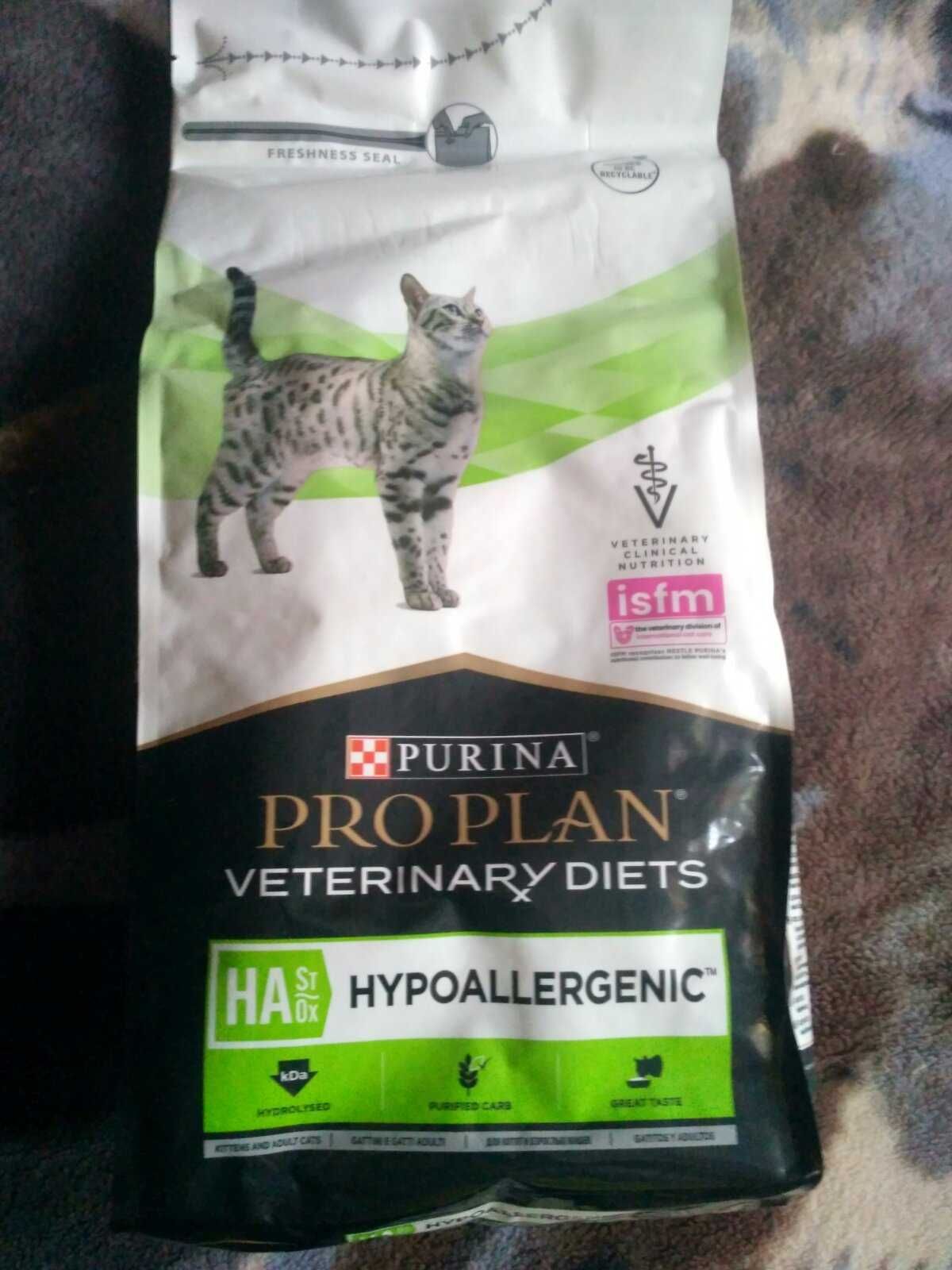 Сухой корм для котов PurinaProPlan Veterinary Diets Hypoallergenic 1.3