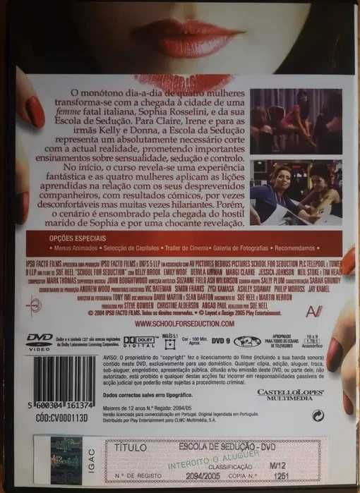 DVD "Escola de Sedução"
