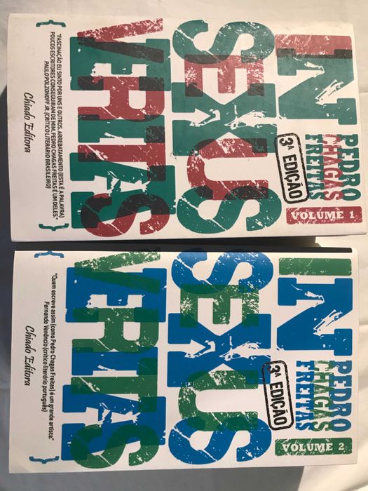 livros Pedro Chagas Freitas - In Sexus Veritas, Volume 1+2 autografado