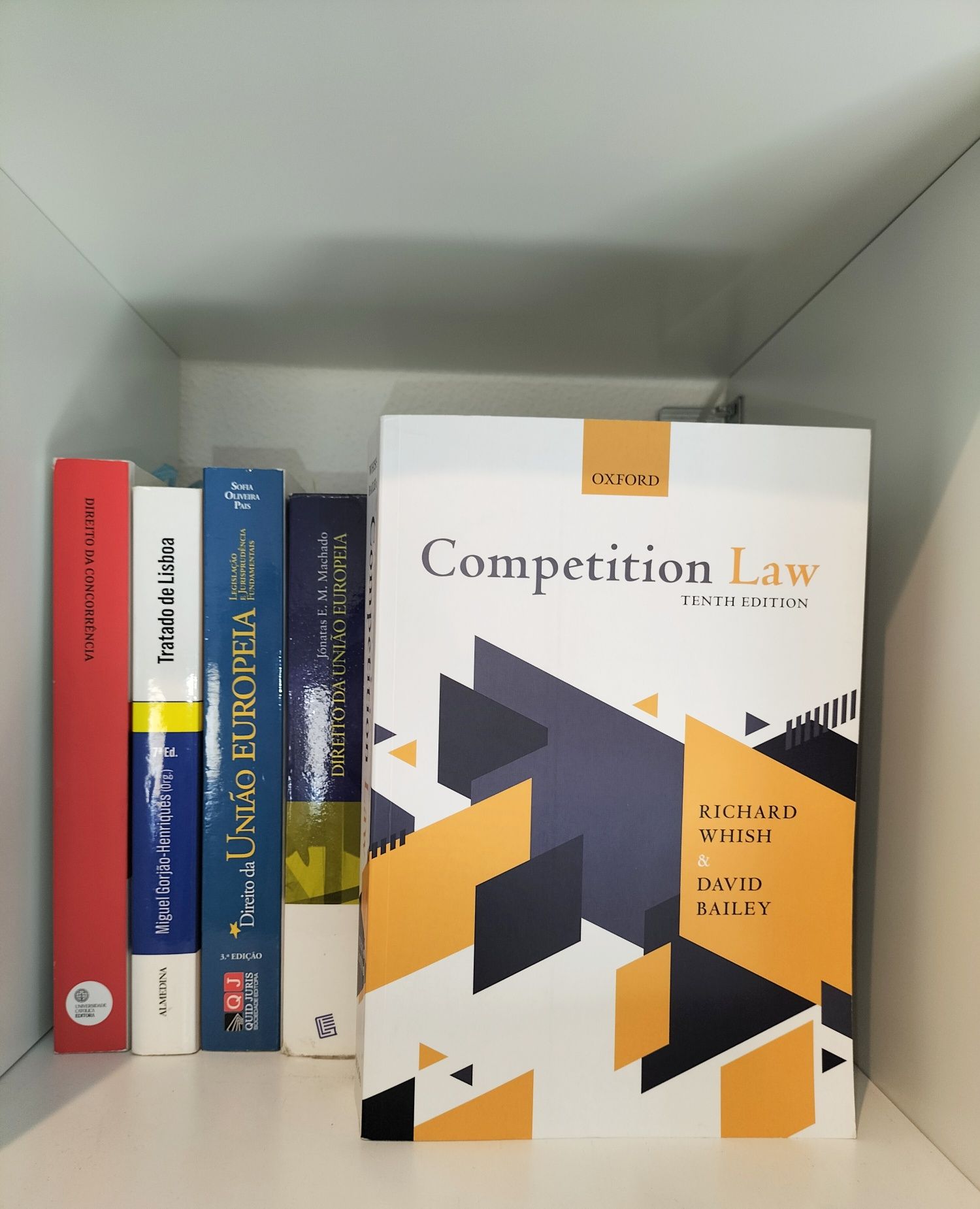 Competition Law/ Direito da Concorrência de Richard Whish David Bailey