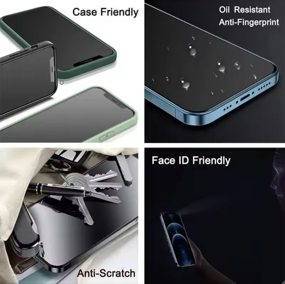 Антишпіонське стікло для iPhone 13, 13Pro 49 грн.