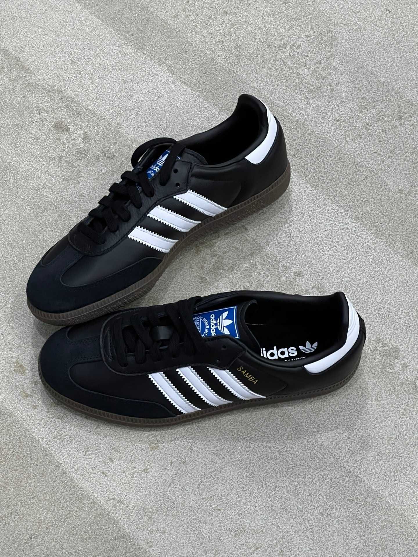 Nowe\B75807*adidas^SambaOG*|Czarny ButyUnisexTrampki.40.5