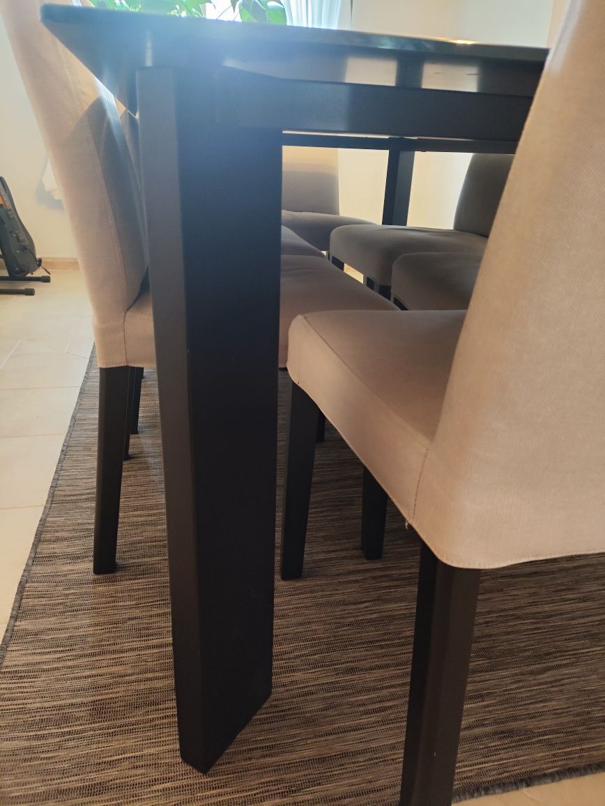 Mesa Vidro Temperado Preto