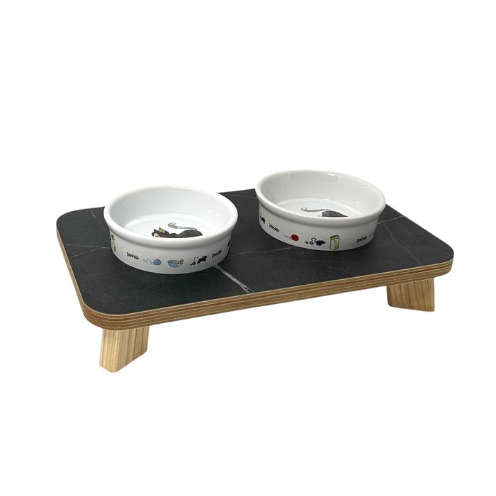 Керамічна миска Trixie для собак та котів з підставкою