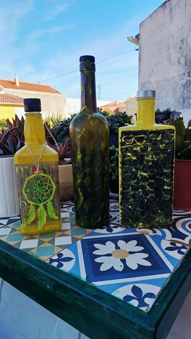 Garrafas decorativas
