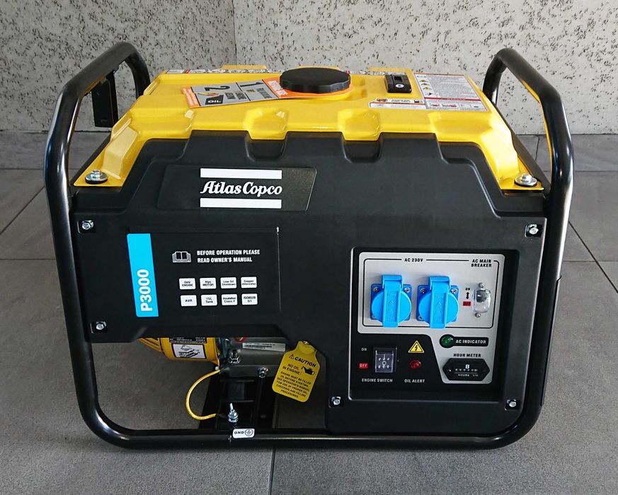 Agregat prądotwórczy ATLASCOPCO 2,5kW 230V AVR