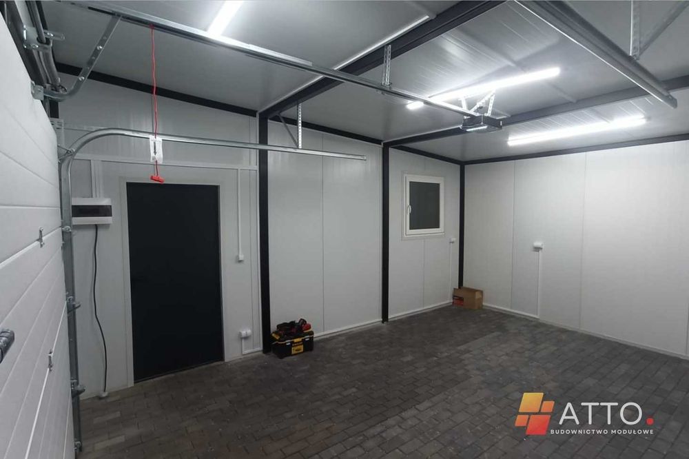 Garaż ocieplony Hala z płyty warstwowej PIR 10  6m/8m 5m/7m zgłoszenie