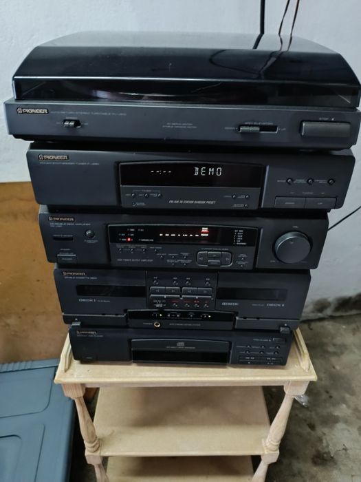 Pioneer Vinil, cassete, CD e rádio