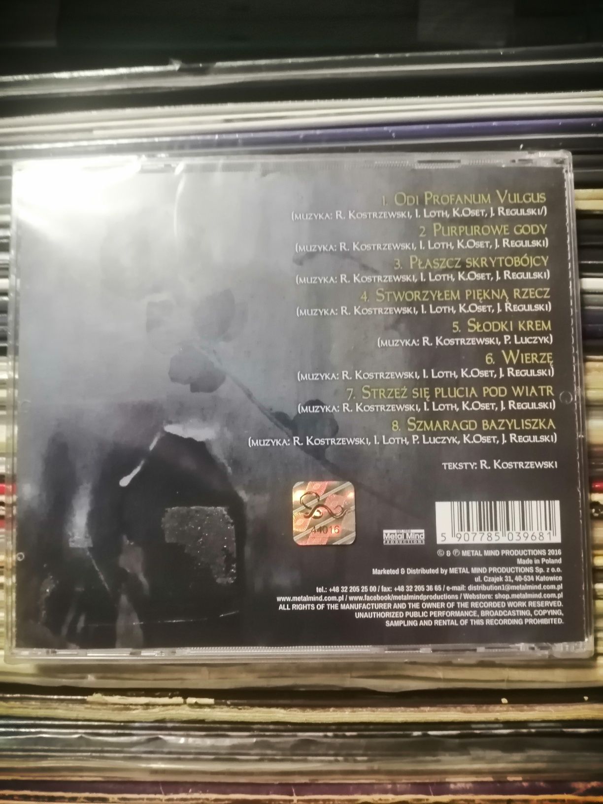 Płyta CD KAT Róże Miłości nowa folia