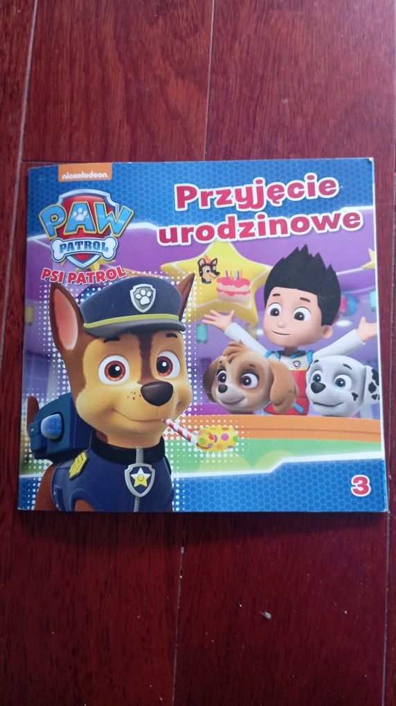 Książka przyjęcie urodzinowe psi patrol