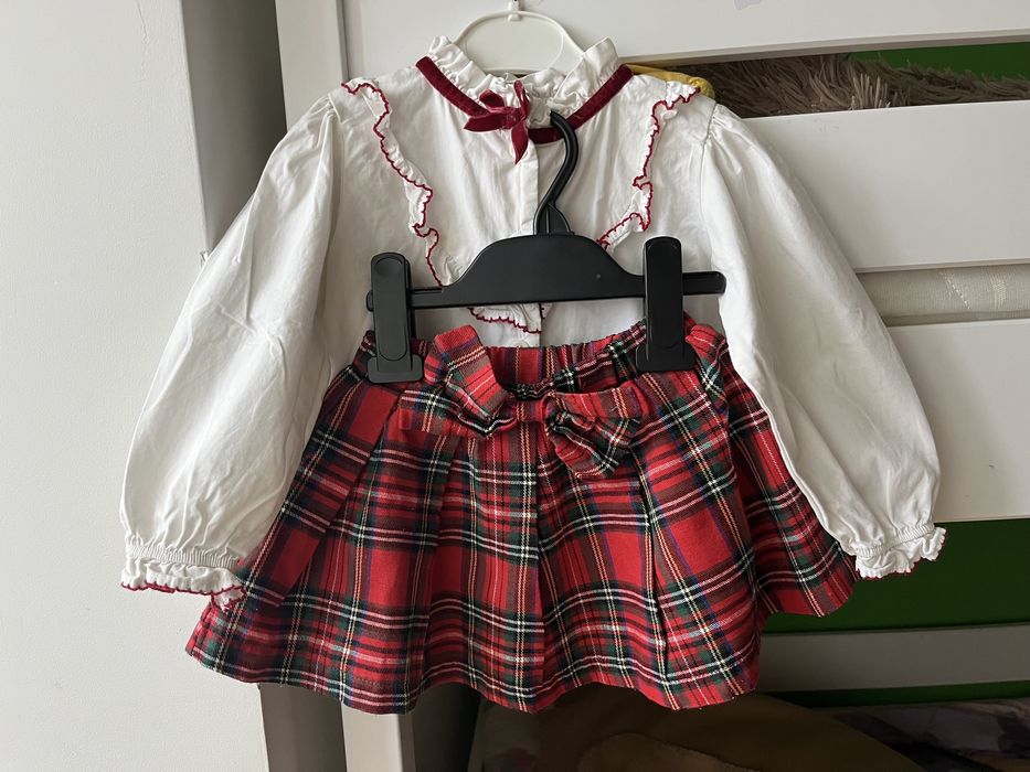 Набір новорічний, святковий, новий рік,комплект,спідничка червона,соро