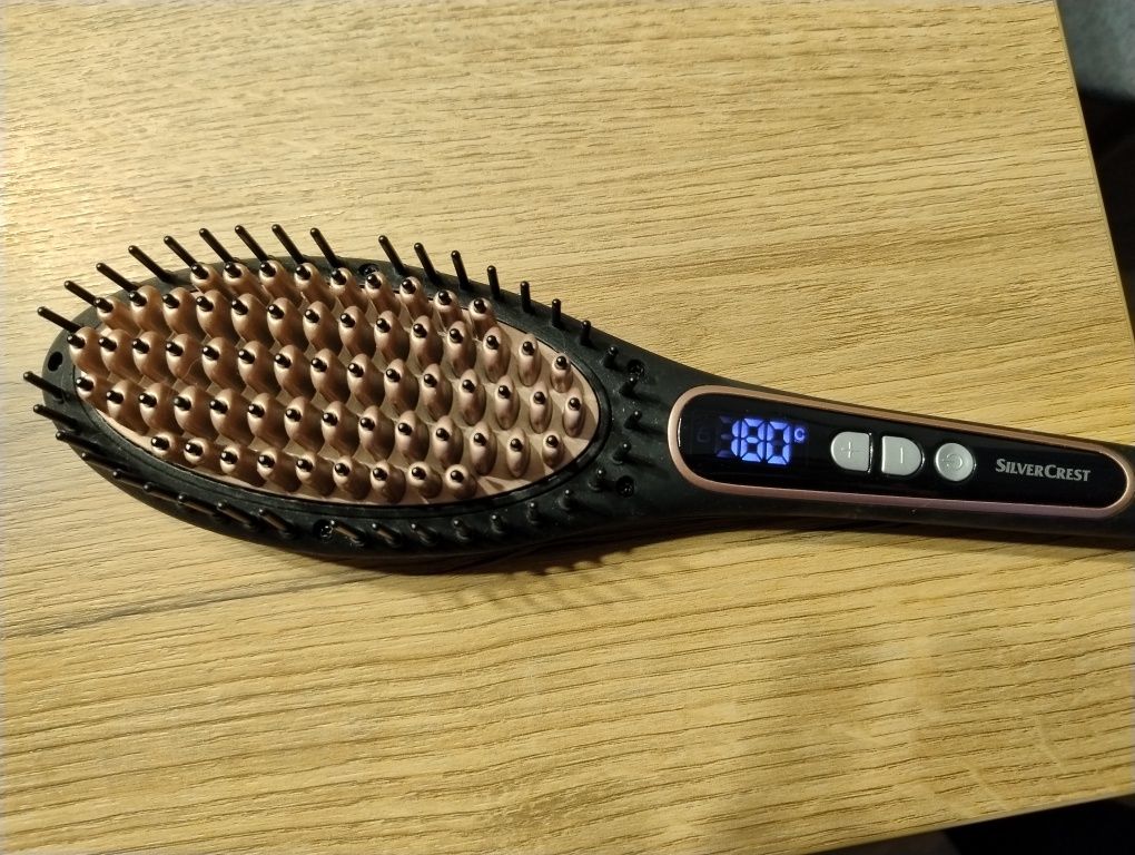 silvercrest hair straightening brush