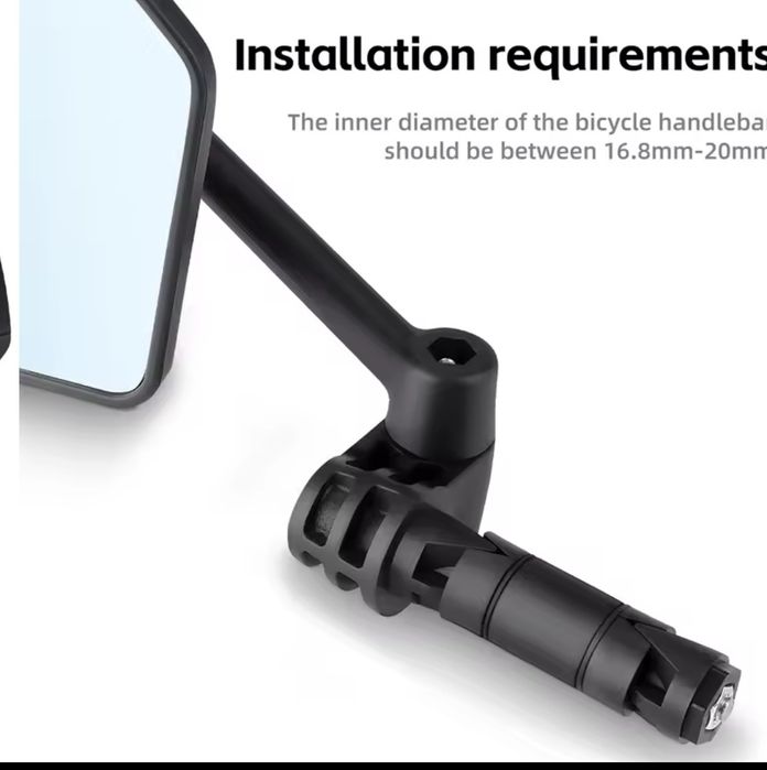 Rowerowe lusterko wsteczne WEST BIKING HD 360