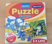 Puzzle dla dzieci- zwierzęta - firma Granna