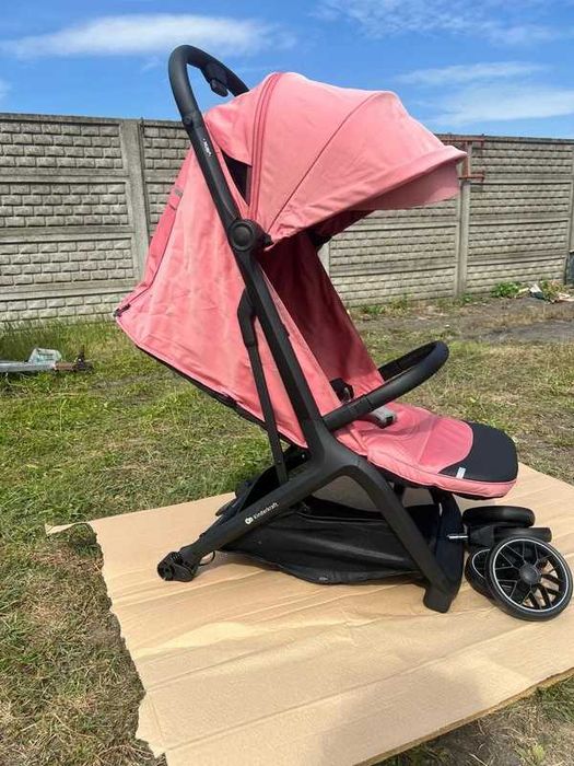 Wózek spacerowy dla dzieci różowy Nubi 2 Kinderkraft