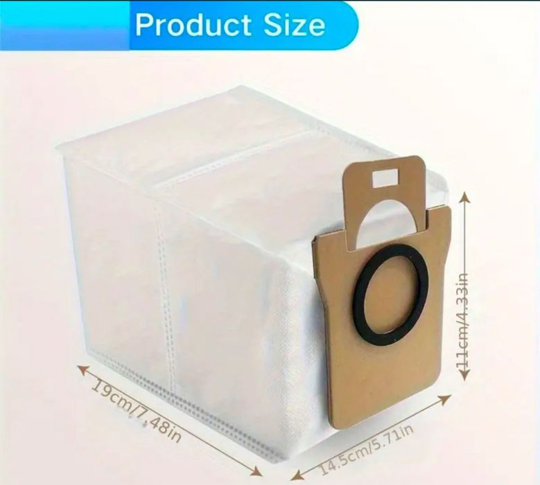 Преміум тканинні мішечки для робот-пилисосів Xiaomi, Dreame