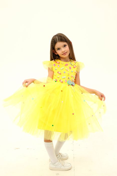 Дитяча сукня Цукерочка, Новорічна сукня цукерочка.Святкове плаття