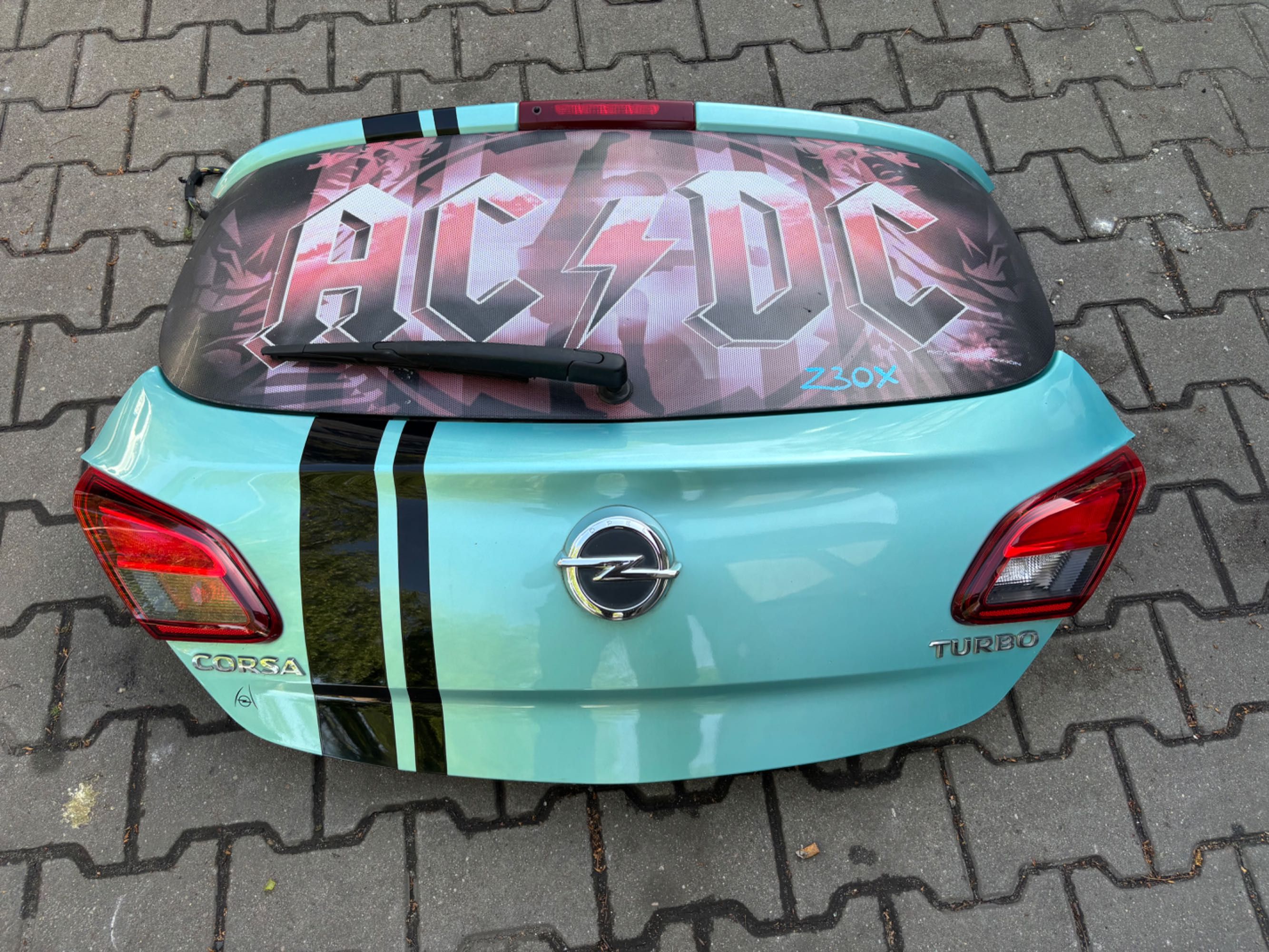 Klapa Tył tylna kompletna Opel Corsa E Z30X 3D