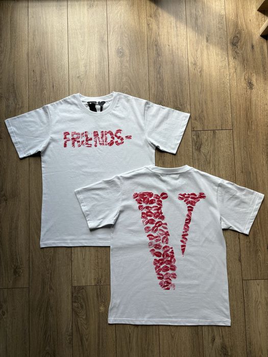 Vlone Lipstick Kiss White Tee (Koszulka)