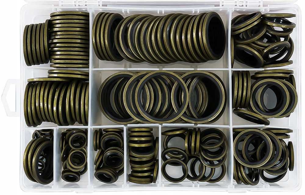 Podkładki metryczne do korków spustowych podkładek  M6-30 240 SZT