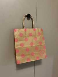 Victorias Secret pink torebka zakupowa torba papierowa prezentowa