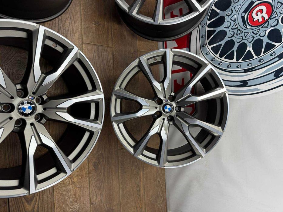 Оригінальні різноширокі диски 22 5.112 BMW 755 стиль X7 G07! G-Felgen