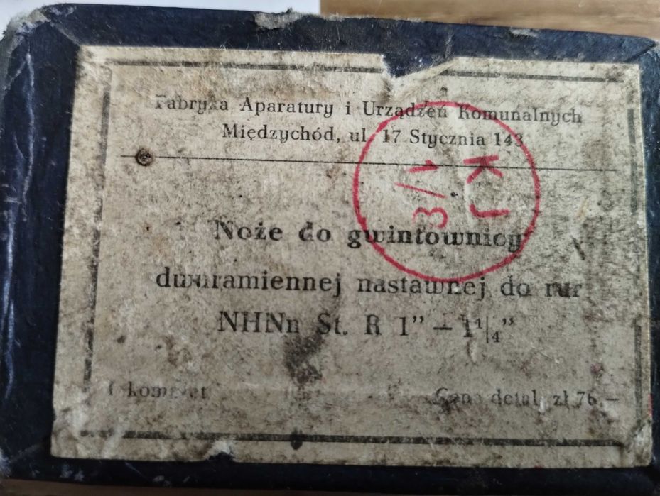 Noże do gwintownicy Prokom Otwock fauk 3 komplety