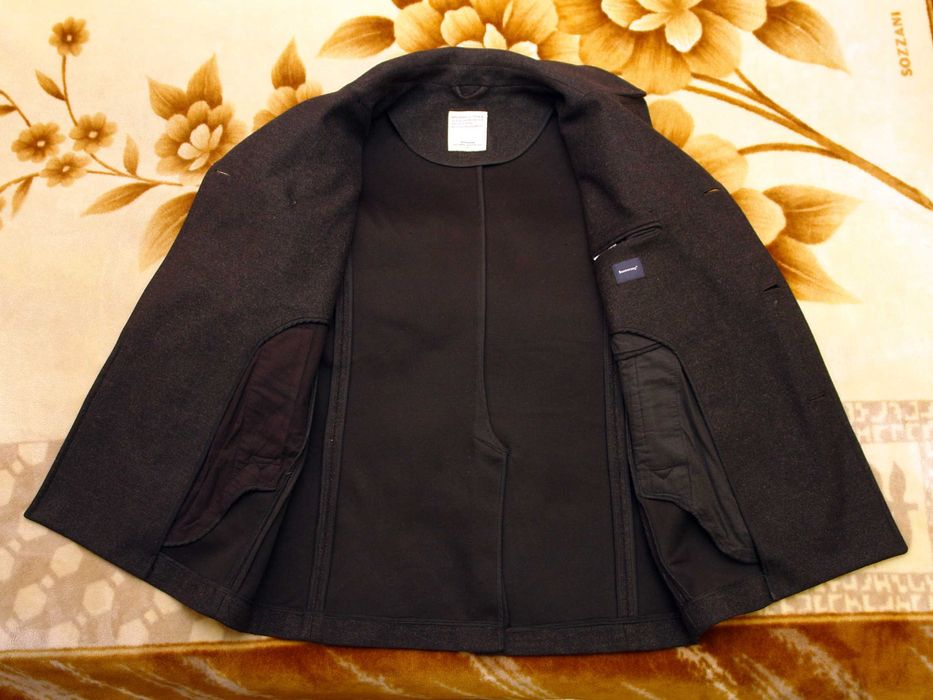 Полупальто бушлат Pea Coat Boomerang (L) Пуговицы с якорем. Rifle (XL)