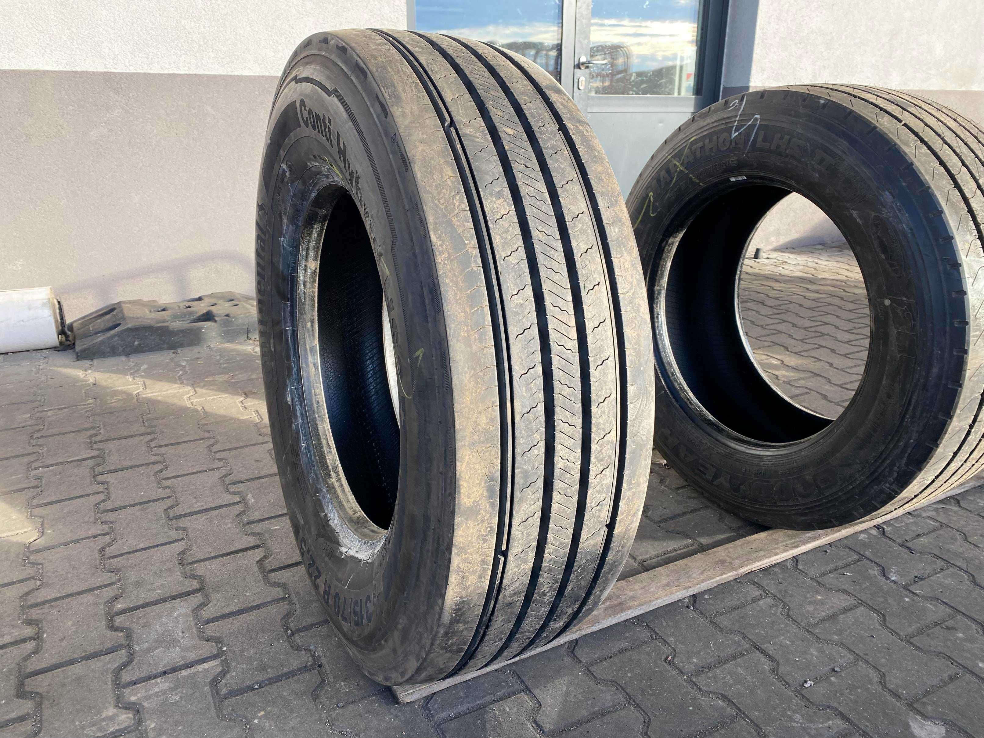 Opona 315/70R22.5 CONTINENTAL HYBRID HS3+ Przód 14mm +