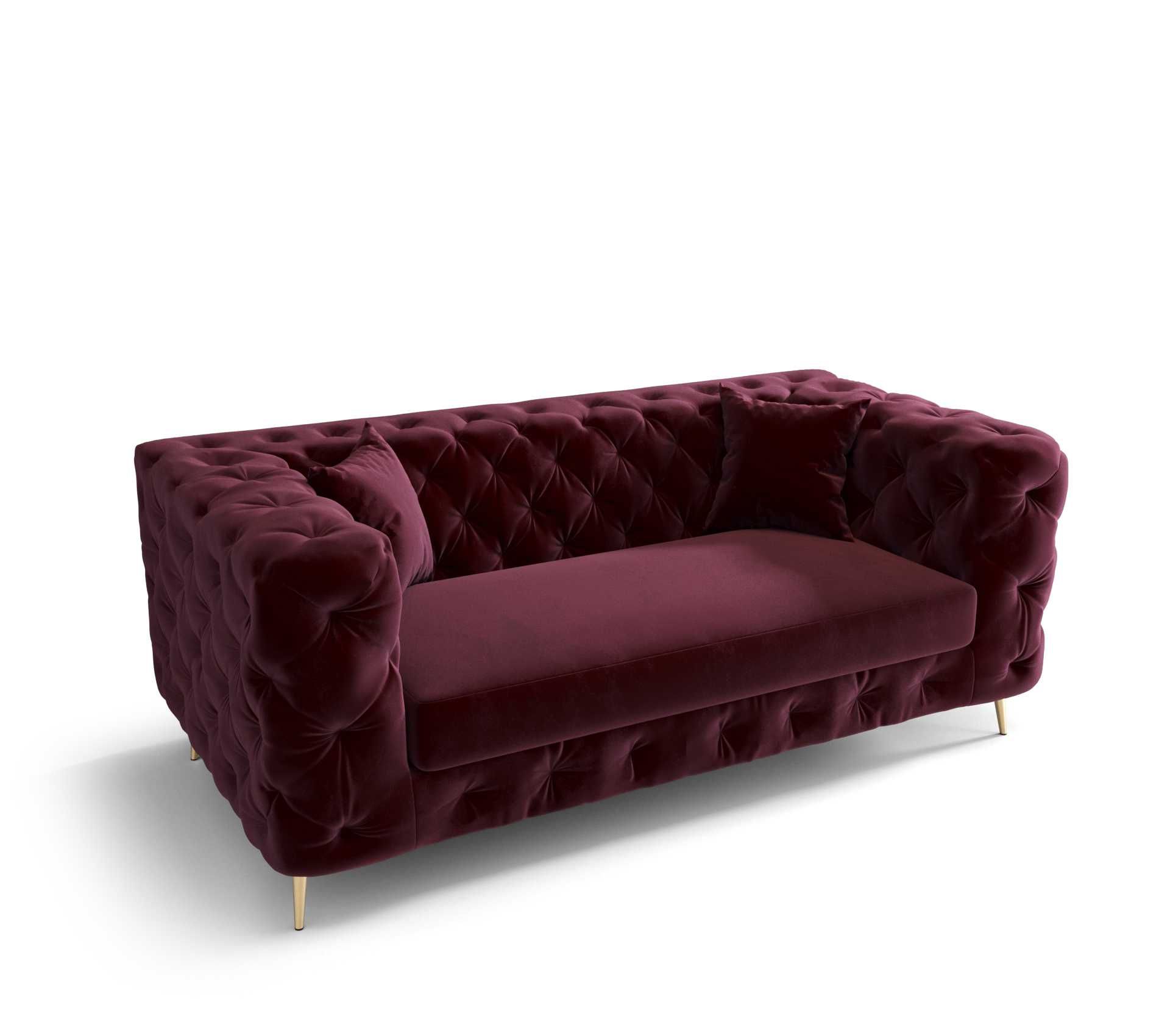 Sofa Boston Chesterfield Pikowana Glamour VeroLux
