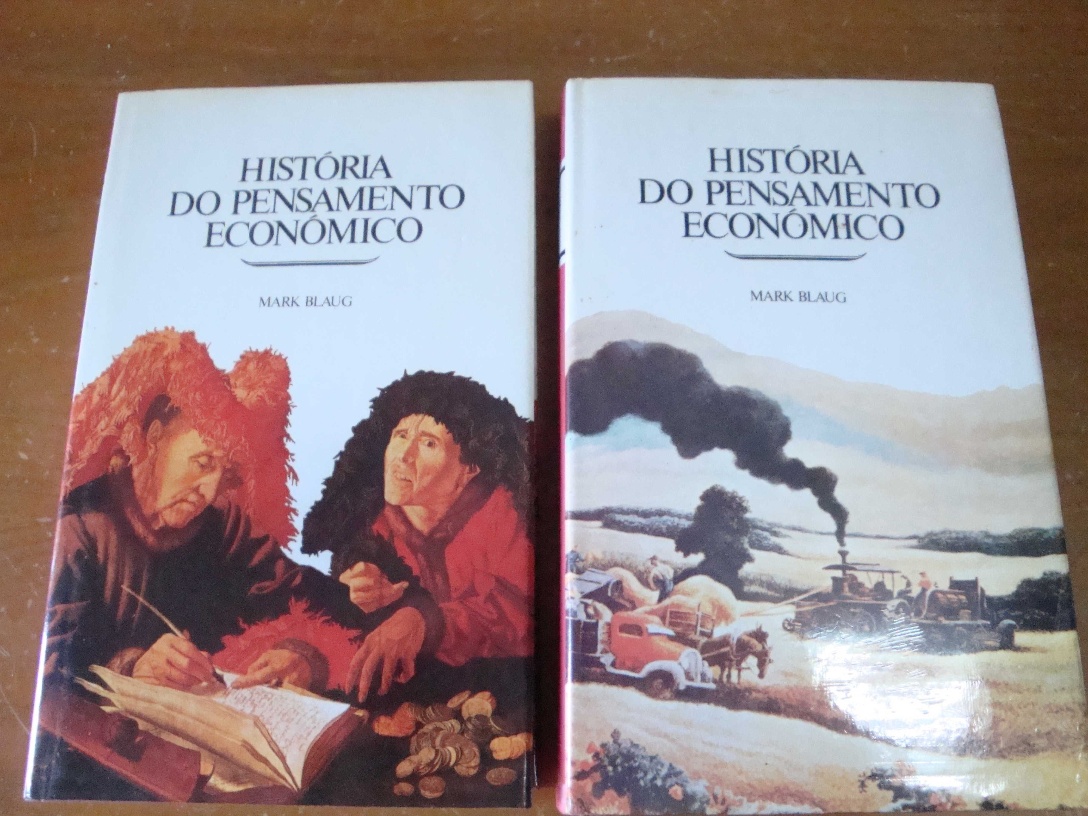 Coleção 2 livros "História do Pensamento Económico"