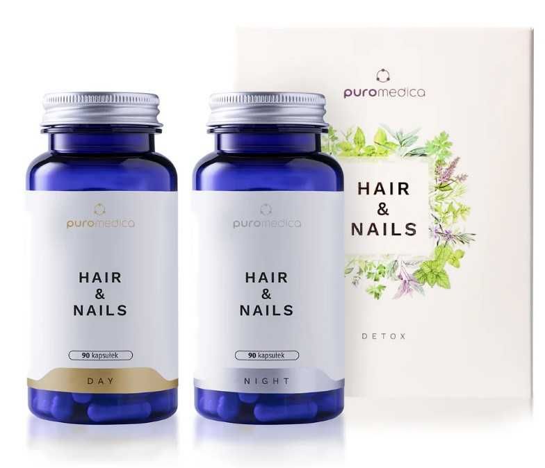 Suplementy diety dla zdrowych paznokci i włosów Pakiet Hair & Nails