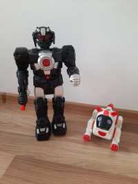 Robot i robot pies na baterię