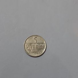 Wolne Miasto Gdańsk-5 Pfennig 1923 r