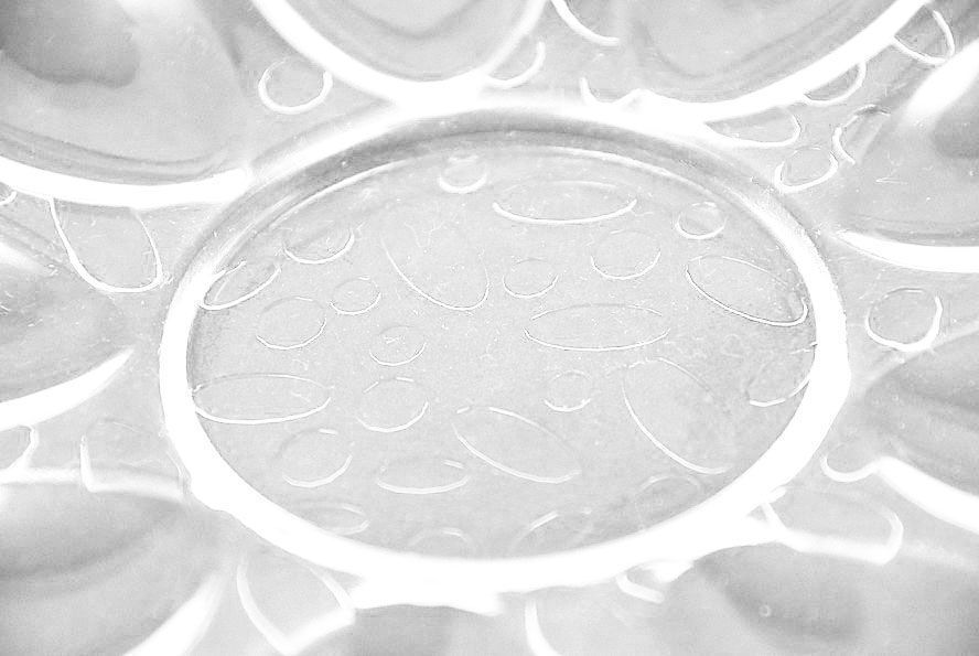 Szklany Talerz Do Jajek Jasło Klasyczny 22 Cm