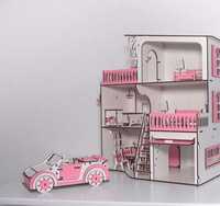 Будиночок ігровий з гаражем ляльковий дім лол меблі іграшкова машинка