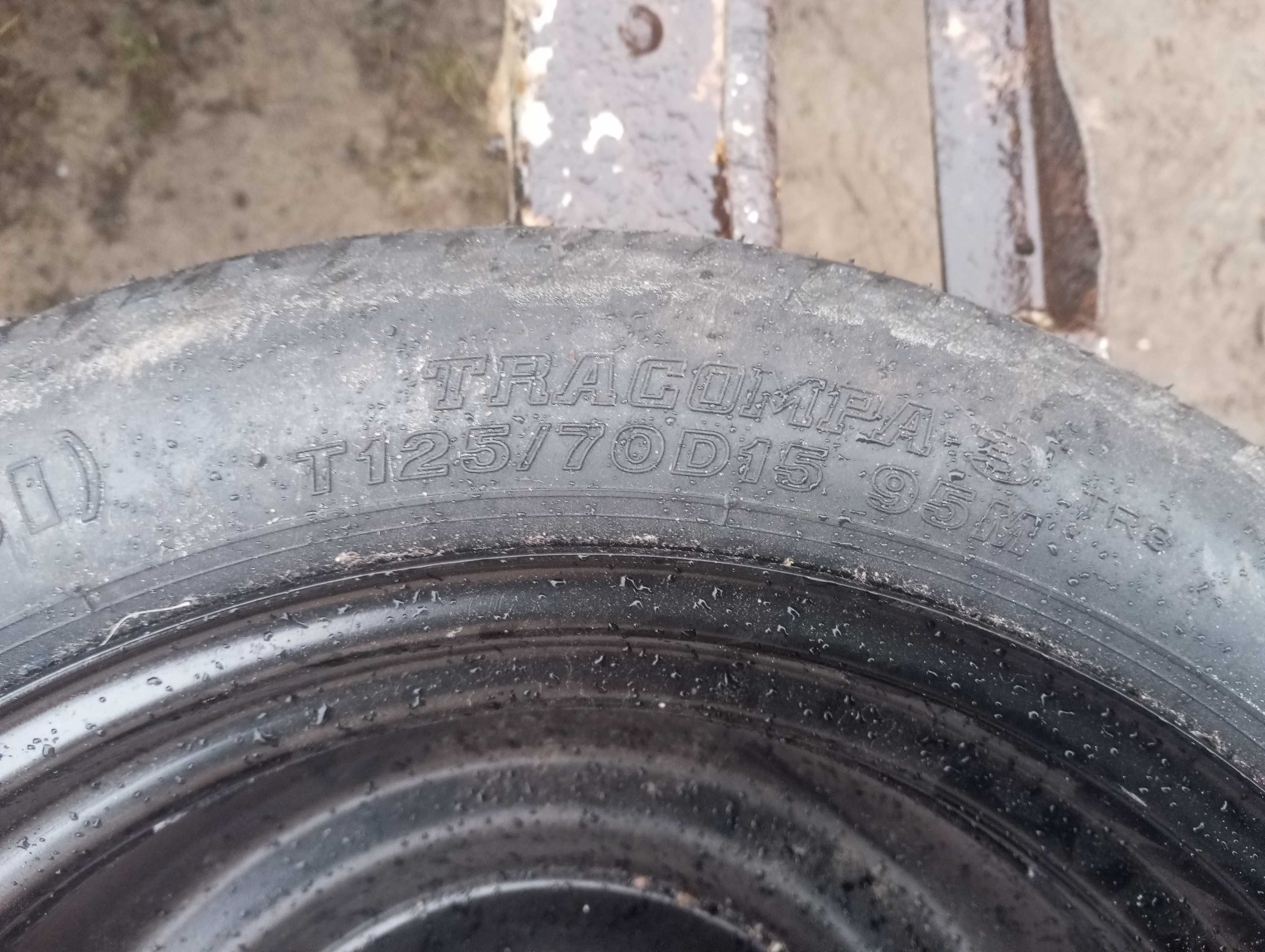 koło dojazdowe toyota yaris corolla 4x100 r15 AYGO