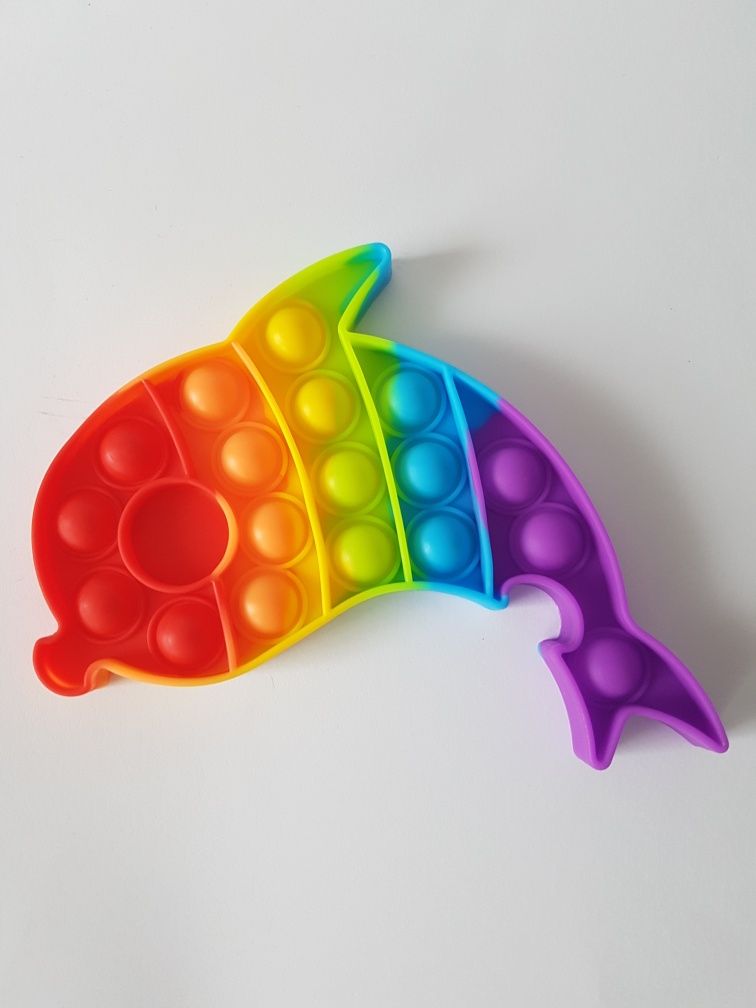 Zabawka sensoryczna antystresowa Push bubble Pop it  - delfinek