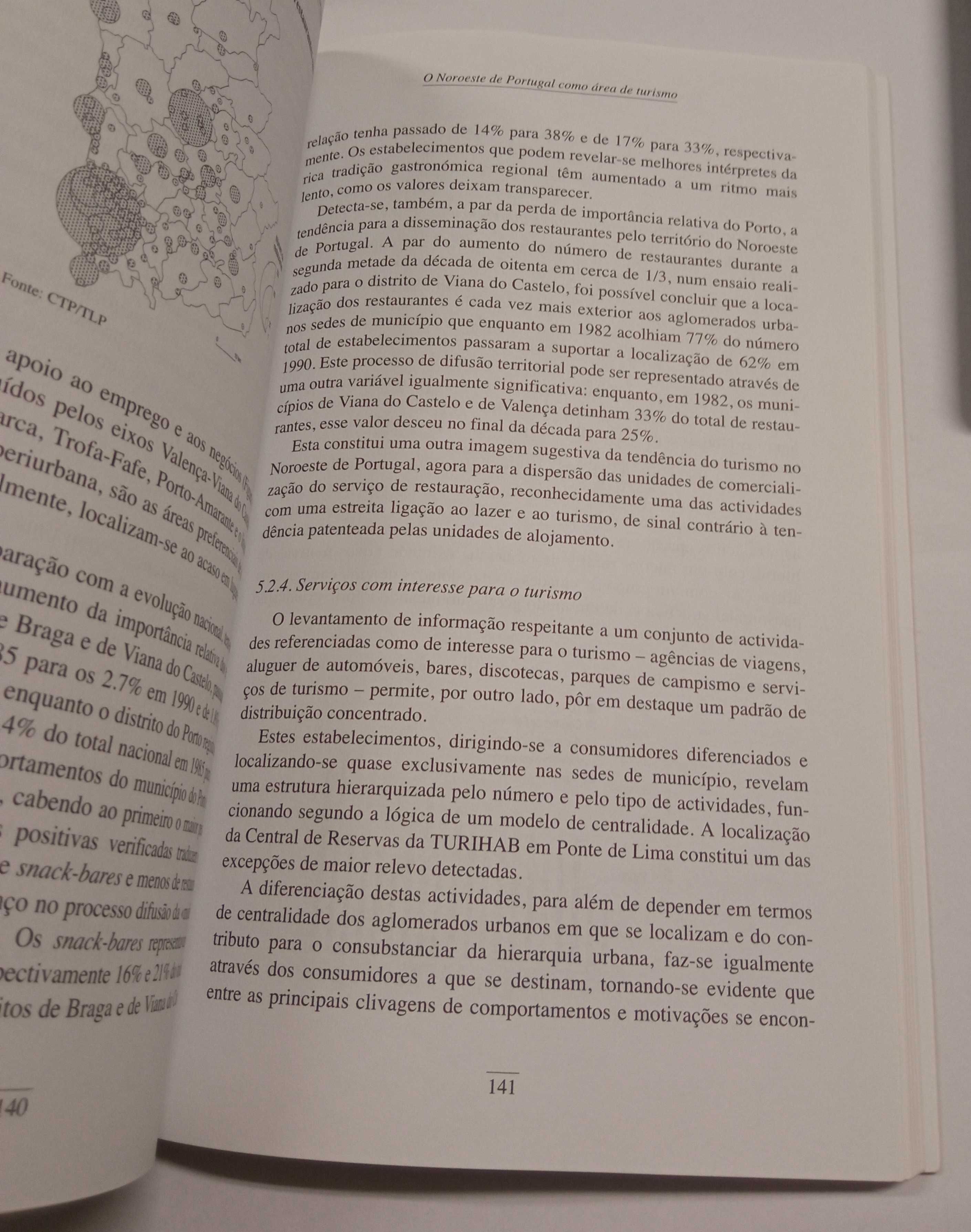 Espaços de lazer e de turismo no Noroeste de Portugal, de L. Martins
