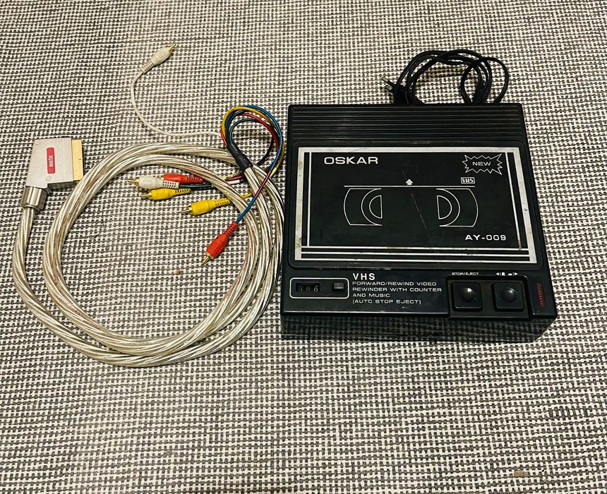 Rebobinador de Cassetes VHS Oskar AY-009