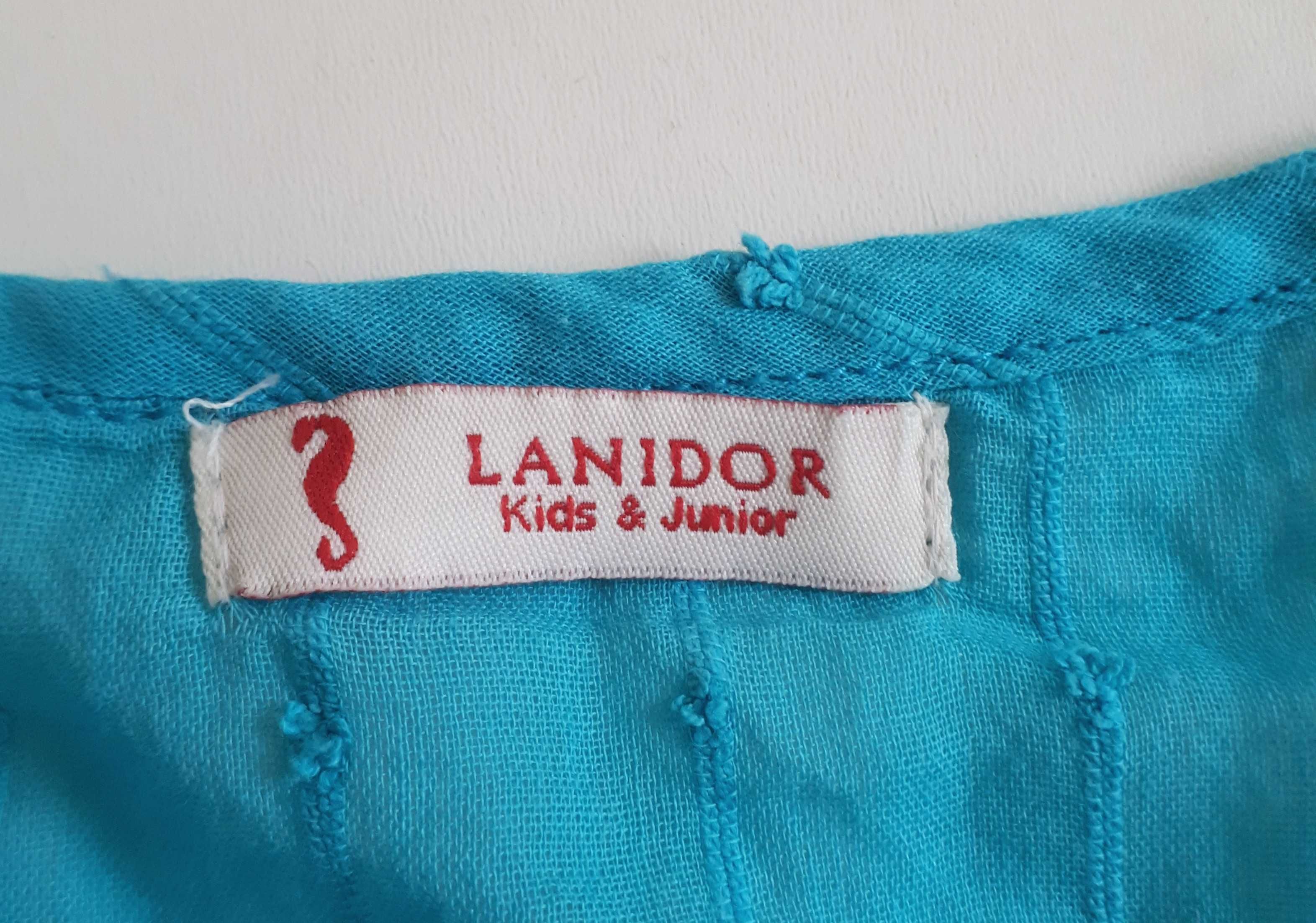 Lanidor // Túnica turquesa // menina 8-9 anos
